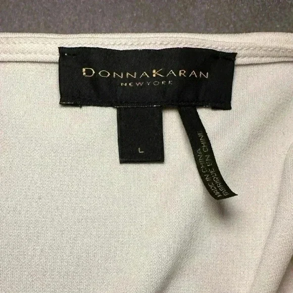 Donna Karan New York Nude Pink Top - Size large - Picture 6 of 6